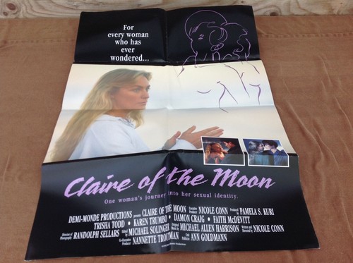 1992 Claire Of The Moon Original Movie House Full Sheet Poster
