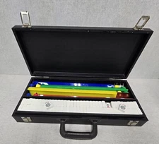 Vintage Mah Jong Set Bakelite Tiles with Black Case Excellent Shape