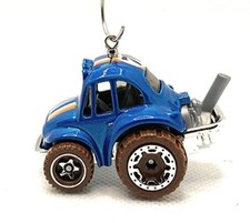 Volkswagen Bug Baja Christmas Ornament 1:64 Blue