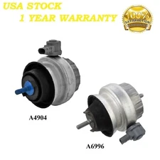 2PCS FRONT LEFT & RIGHT MOTOR MOUNT FIT 2009-2011 AUDI A6 QUATTRO 3.0L