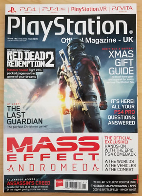 Playstation Official Magazine UK #130 (Xmas 2016) Last Guardian, Red Dead 2