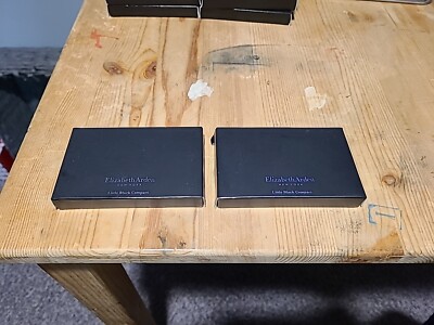 2- Pack Elizabeth Arden Little Black Compact Empty Case -New In Box