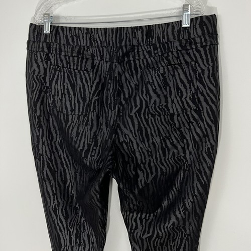 Soft Surroundings Black Zebra Print Pants Size XL - Picture 4 of 6
