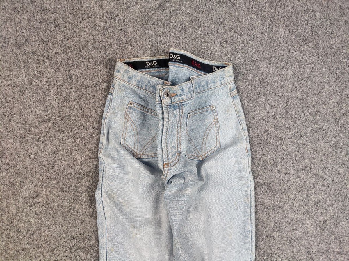 Vintage 90's Dolce & Gabbana Flared Denim Jeans Y2K Style | eBay