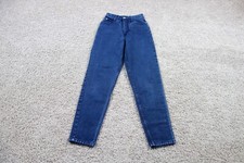 VINTAGE Anchor Blue Jeans Womens 3 Blue Classic High Waist Slim Leg Denim