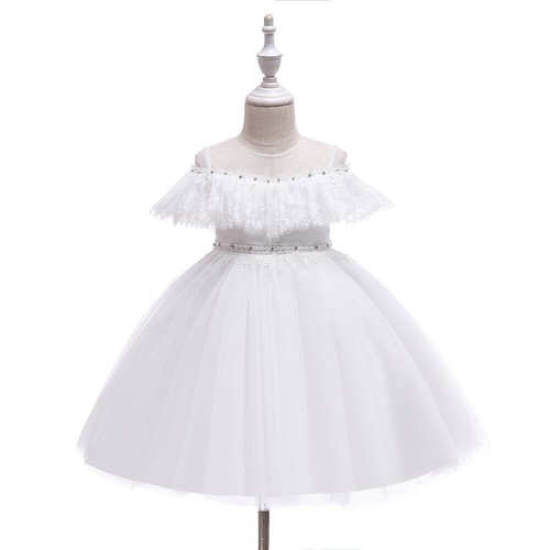 Flower Girls Kids Princess Dress Christmas Party Bridesmaid Wedding Tutu Gown - Picture 129 of 173