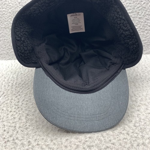 Eddie Bauer Gänsedaunen Trapper Mütze Erwachsene S/M grau Wandern Outdoor Ohrenklappe - Bild 6 von 9