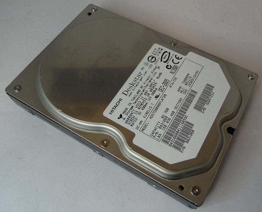 Hitachi 80GB IDE 7200rpm 3.5in HDD ( 0A31068 HDS728080PLAT20 ) USED