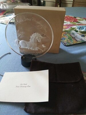 Hallmark Little Gallery ACRYLIC Plaque Stand & Box Set Aside Some Dreaming Time
