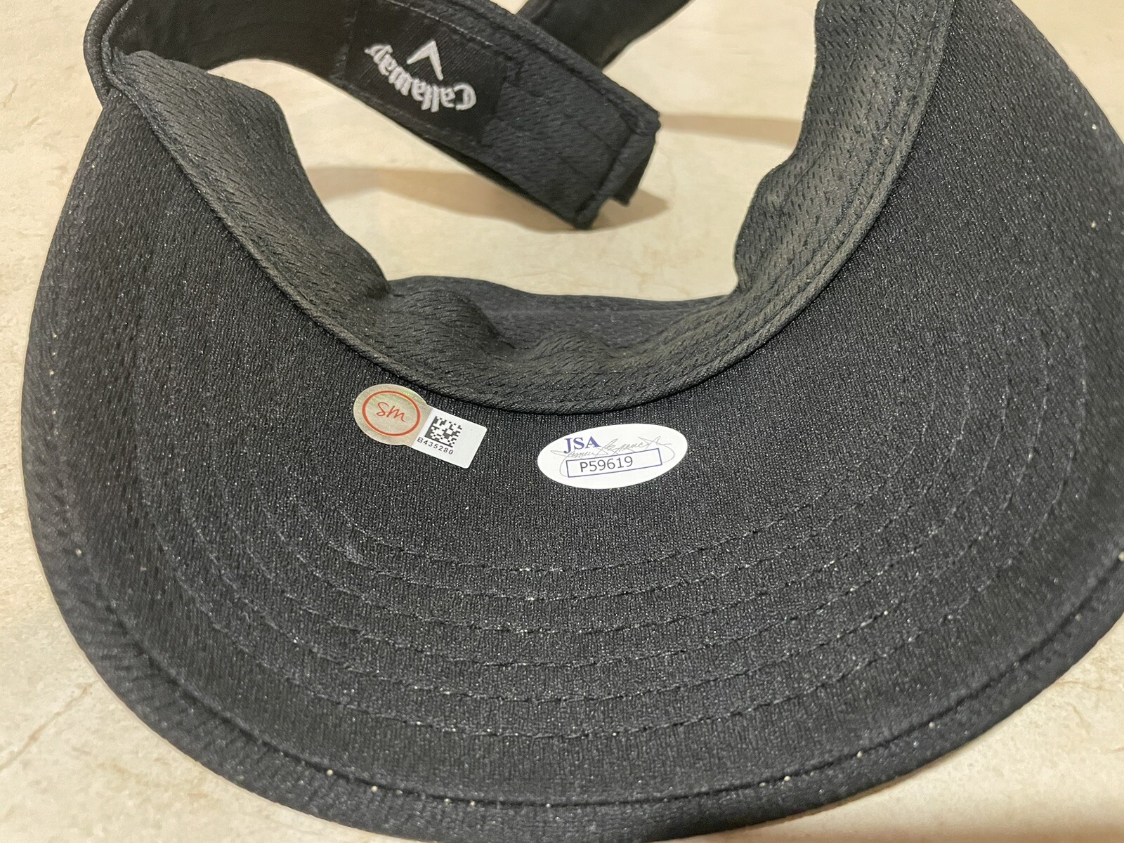 ARNOLD PALMER Autographed on Vintage Callaway Golf Visor Made In USA eBay