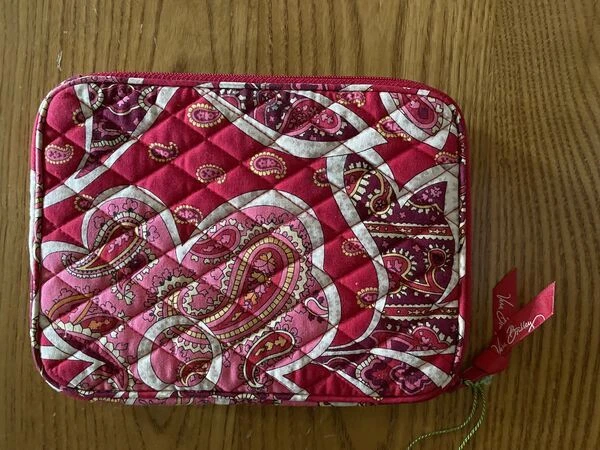 VERA BRADLEY планшетов E-Reader рукав молнии вокруг новый с Ярлыками Rosy позы 6 3/4 «x 9» - Изображение 3 из 4
