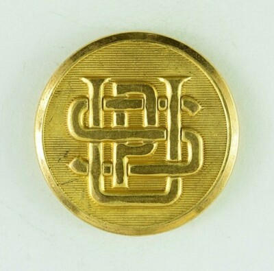 1890s-1910 U.S. Prison Guard Button H3AT