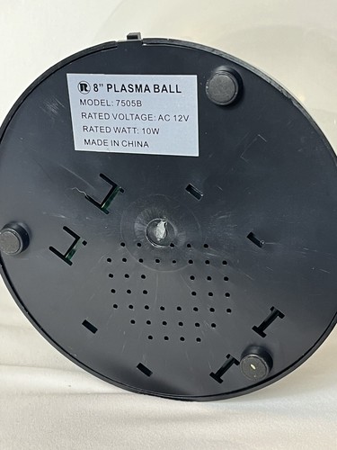Plasma Ball Model #7505B Spencer's Touch Sensitive Party Lamp Light 8" W/Out Box - Picture 7 of 14