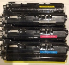 4 Color Toner Cartridges - TN210 C TN210 M TN210 K TN210 Y 