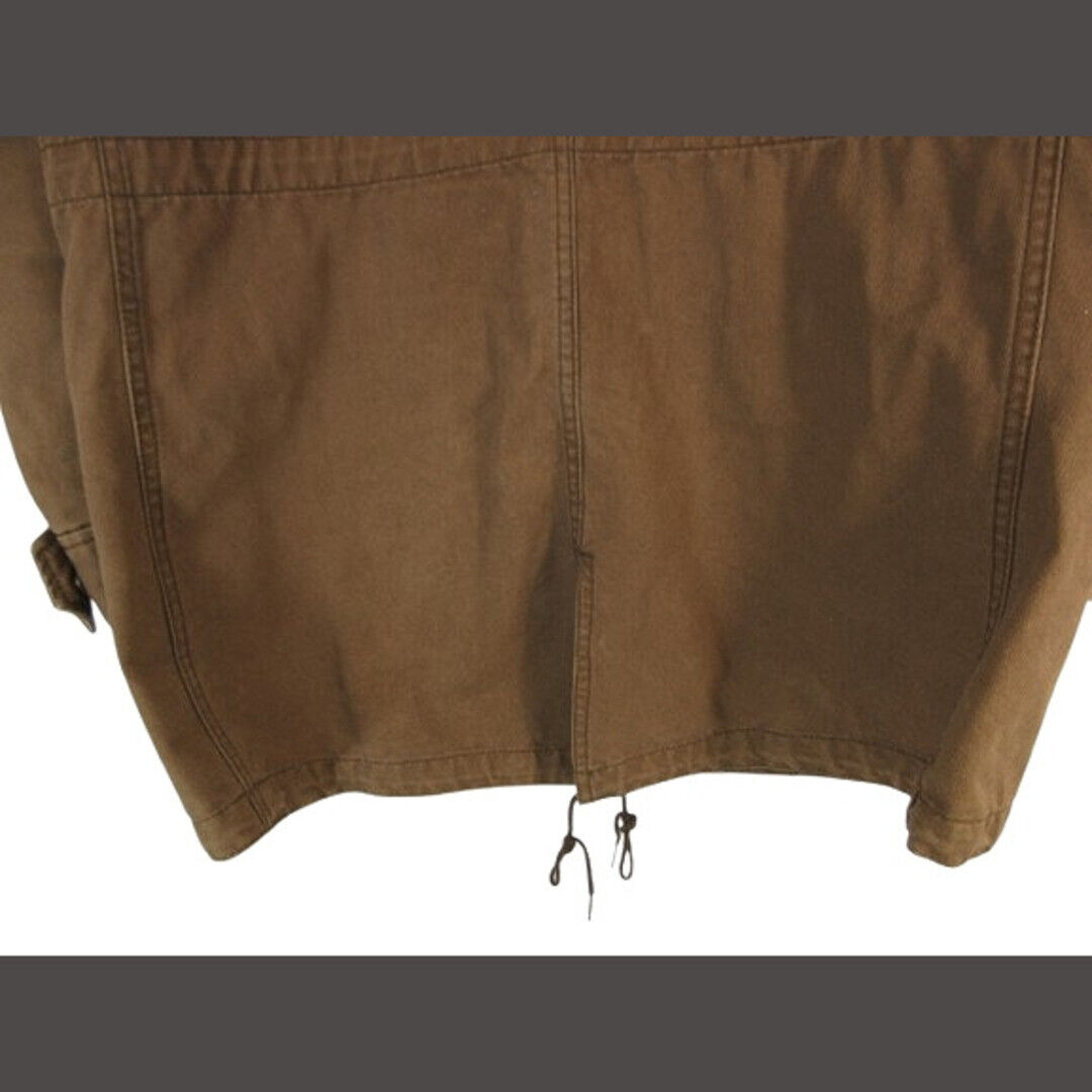 Deux CONCEPT LABO Jacket Zip Up Long Sleeve Brown QQQ Used Deux CONCEPT LABO Jacket Zip Up Long Sleeve Brown QQQ Used