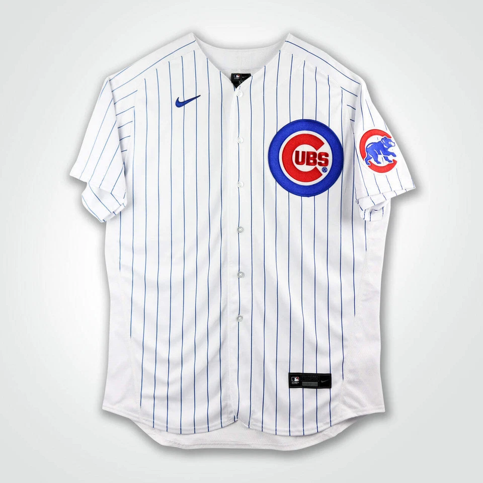 Fergie Jenkins Signed MLB Chicago Cubs White Pinstripe Nike Baseball Jersey - Image 3 of 4