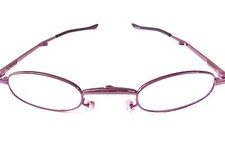 CLOSEOUT OPTICAL FOLDING READING GLASSES W CASE TUBE 2.50 TFR4520-