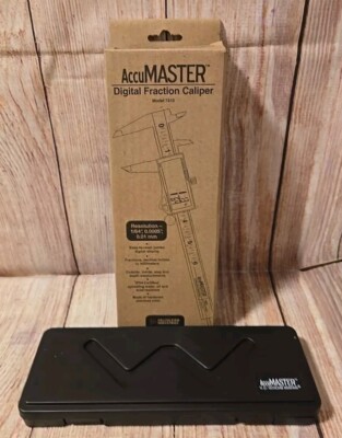 Calculated Industries 7410 Accumaster 6-Inch Digital Caliper, Fractional (1/64Th
