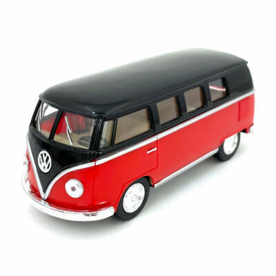 Model Car “Miniaturas REI” VW Kombi 1962 Volkswagen T1 Samba Red/White Diecast Model Car | Solido
