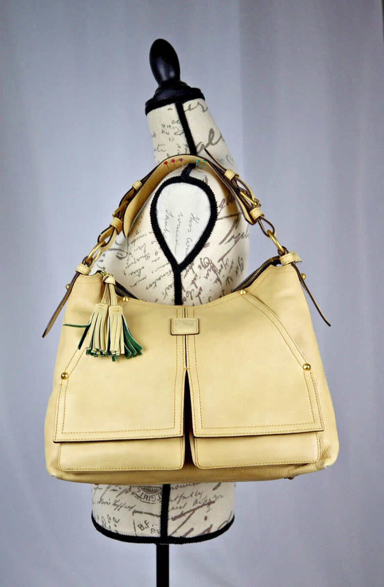 Dooney Bourke Florentine Leather Kingston Hobo Shoulder Bag