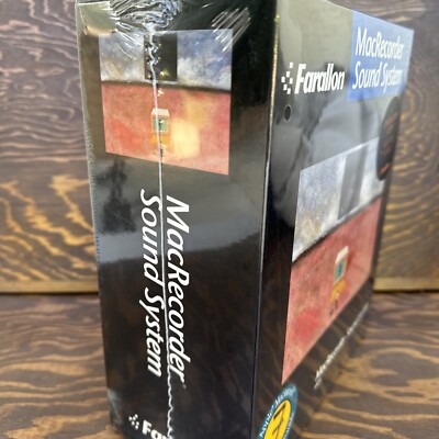 1990 Farallon MacRecorder Sound System MR200 for Mac NEW SEALED