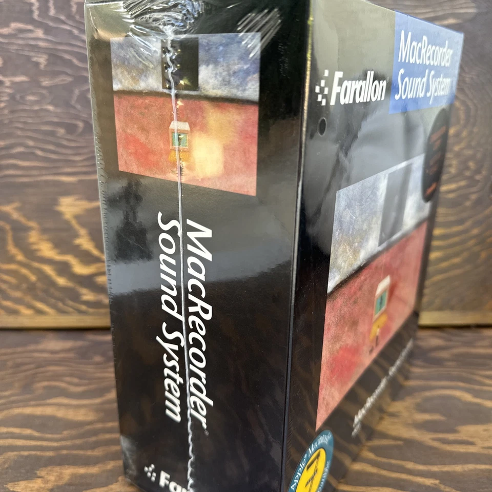 1990 Farallon MacRecorder Sound System MR200 for Mac NEW SEALED VTG Mac Software - Image 2 of 4