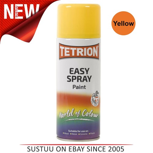 Tetrion Easy Spray All Purpose Paint│Wood, Metal, Ceramic & Plastic│Yellow│InUK 5010372012964 eBay