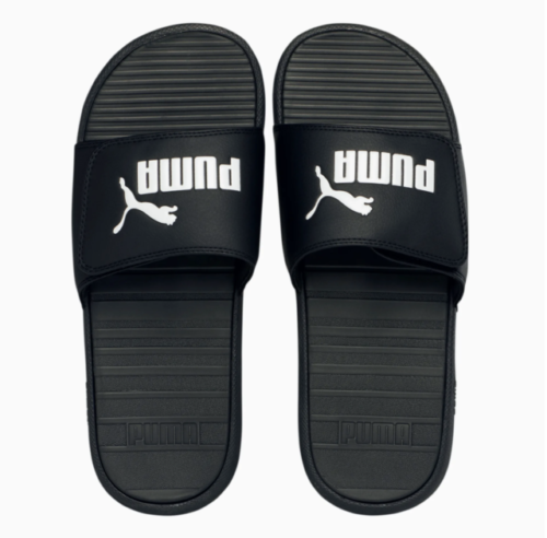 Fashion HSY Mens Sandals Black Leather Upper Casual 3-Season Fashion HSY Mens Sandals Black Leather Upper Casual 3-Season