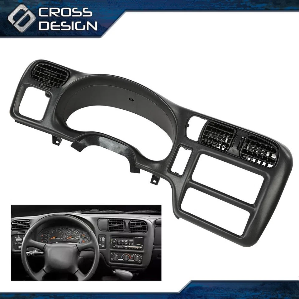 BLAZER CHEVY S-10 GMC SONOMA JIMMY BLAZER 1998-2004 BISEL TABLERO ÚNICO DIN Foto 3 de 4