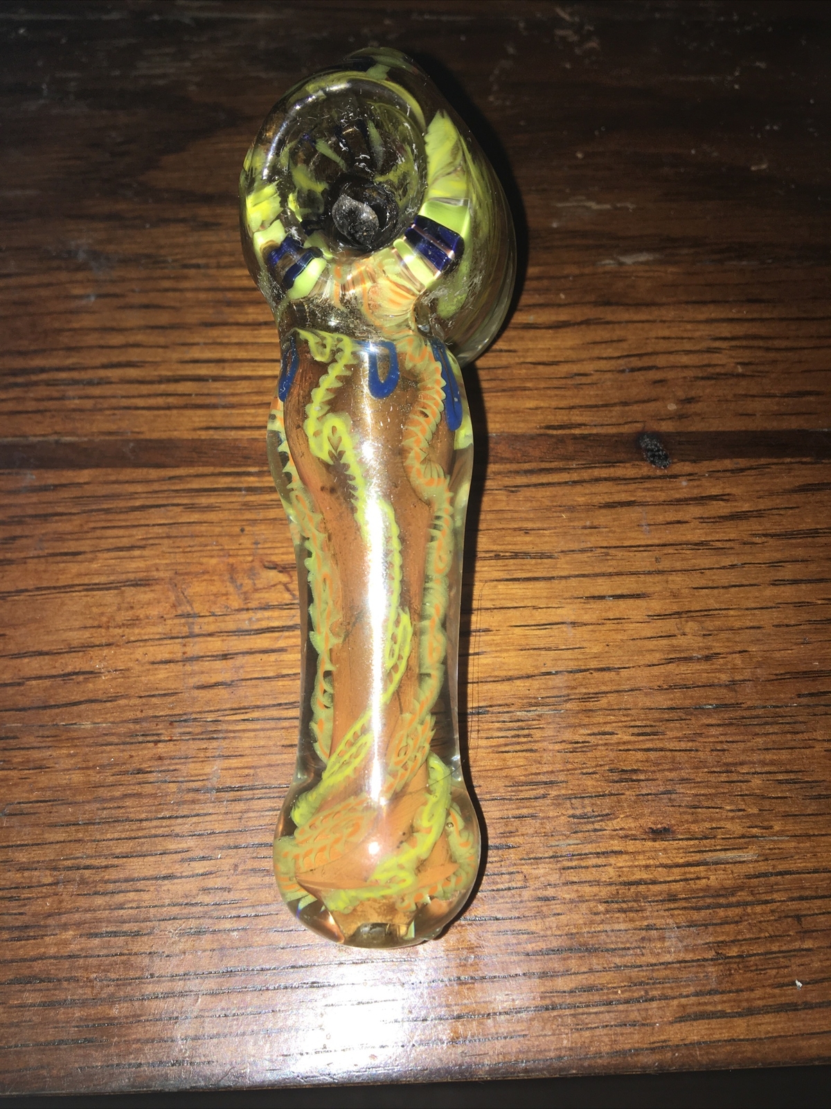 triple blown glass pipe eBay