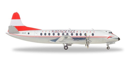 for Herpa for Austrian Airlines Vickers Viscount 800 OE-LAH 1:200 Pre-built - Picture 4 of 8