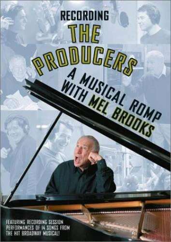 Recording The Producers - A Musical Romp with Mel Brooks - DVD - VERY GOOD