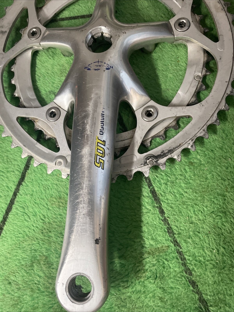 Vintage Shimano 105 Road Bike Crankset FC-5504/5501 170 52/42/30