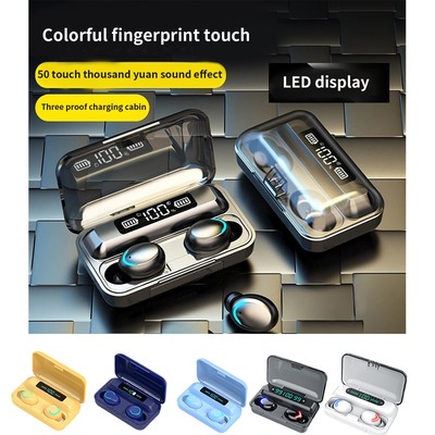 F9-9 Typ Licht Wireless Digital Display TWS Bluetooth Headset 5.0 Dual Call