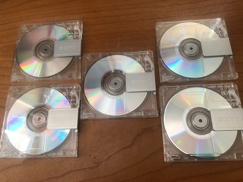 2 MiniDiscs Fuji 80 Minutes – Scellés Neufs – VIntage Audio Japonais Enregistrables