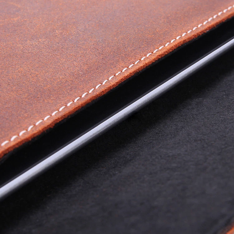 ECHT LEDER Tablet Hülle für Microsoft Surface Pro 9 Tasche Schutz XXL BRAUN - Bild 4 von 4