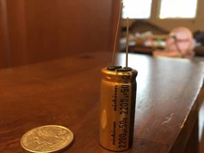 Nichicon 2200uF 50V Audiophile Grade Gold Radial Capacitor NEW Low ESR DISCOUNT