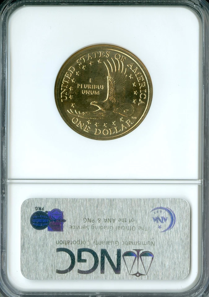 2005 D SACAGAWEA DOLLAR NGC MS66 MAC PL BUSINESS STRIKE.  - Image 4 of 4