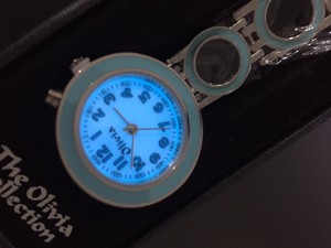 fob watch with backlight
