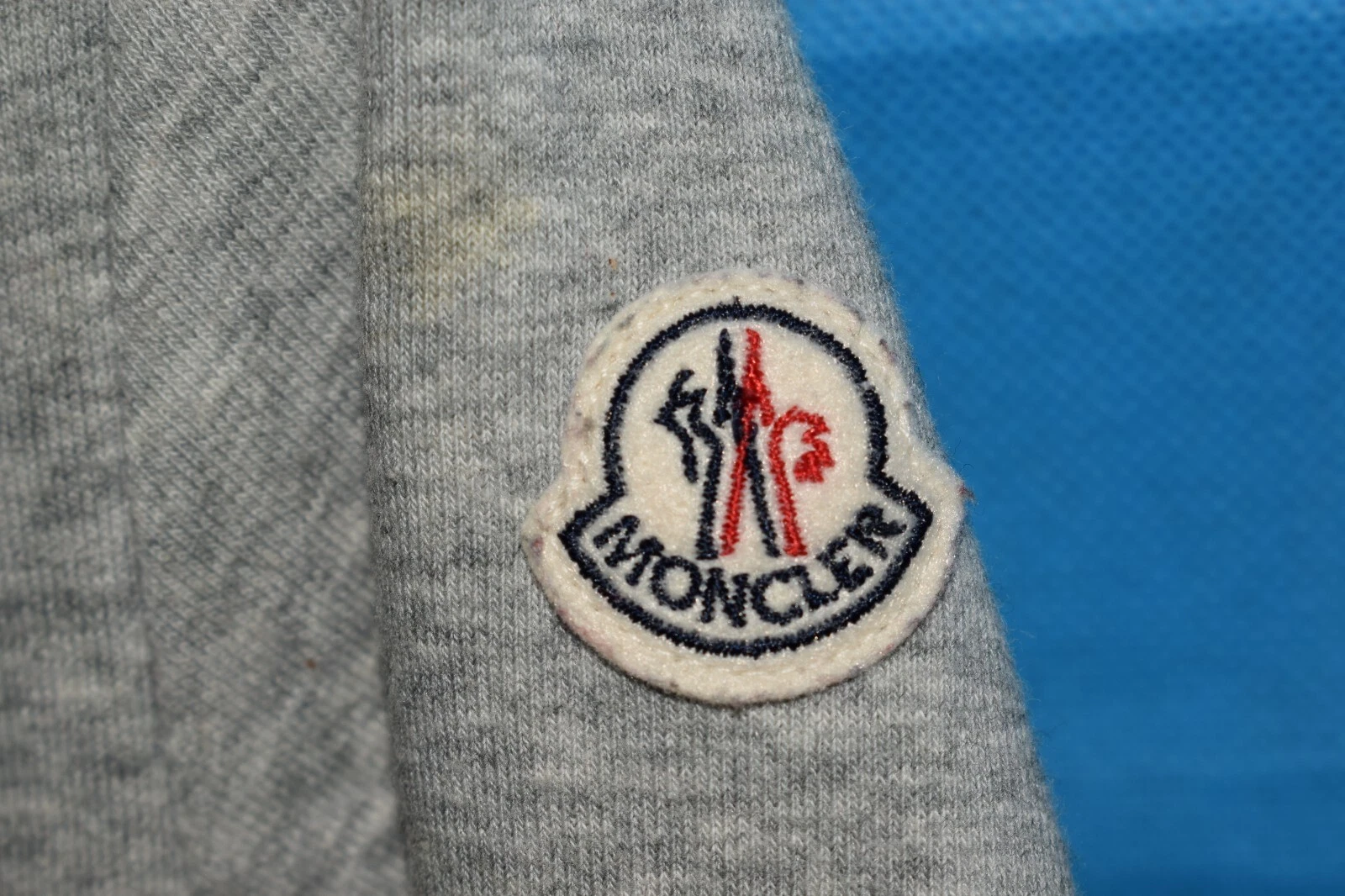 Felpa con cappuccio Moncler con cerniera taglia 8 bambini ragazzi