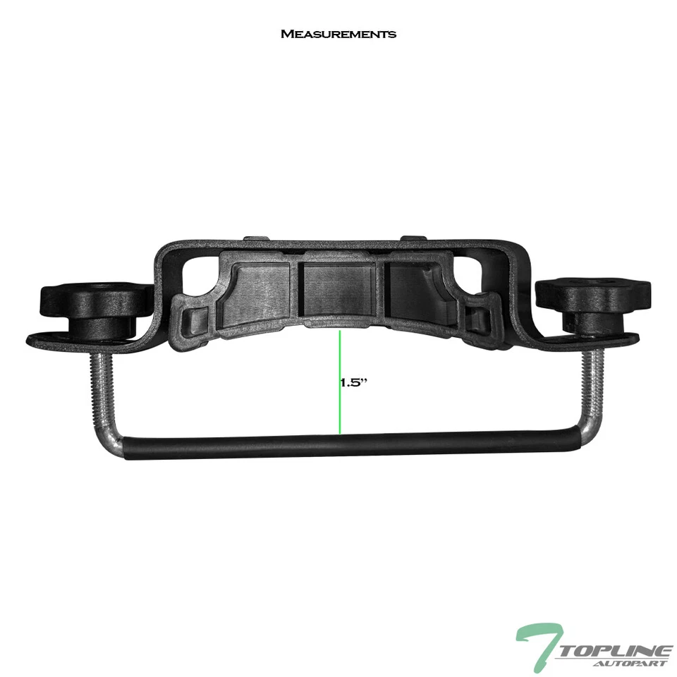 TLAPS For Chevy 2 Extendable Roof Rack Cargo Basket Storage Carrier+Fairing Blk Foto 3 de 4