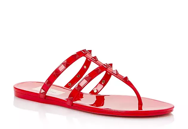Valentino jelly sandals hotsell