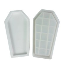 Halloween Coffin Storage Box Resin Mold for Jewelry Making DIY Crystal Resin