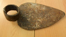 Antique 19th Century Grub Hoe Head Primitive Pioneer Farm Tool