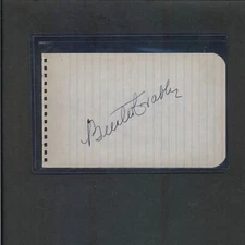 Buster Crabbe - Signed Autograph Book Page - Buck Rogers