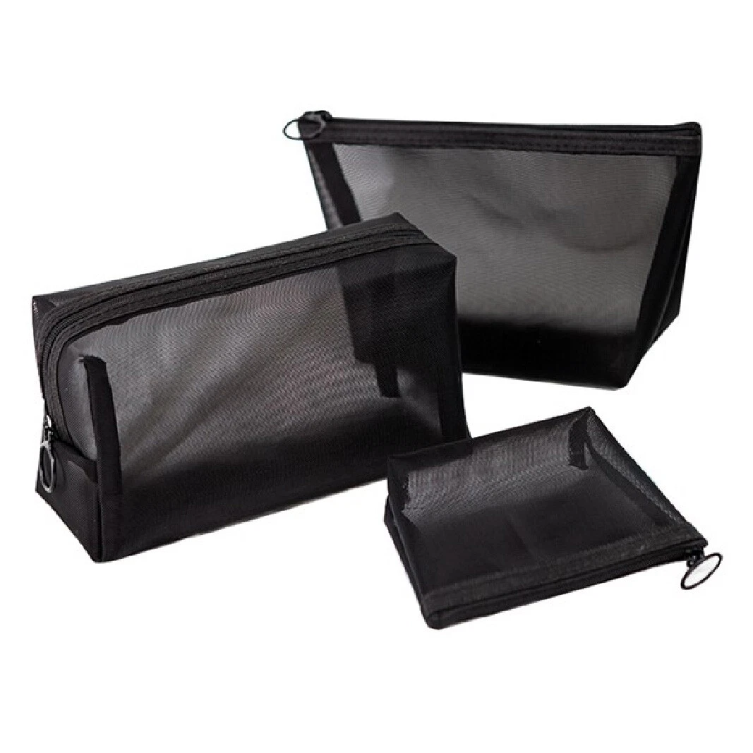 Black best sale cosmetic bag