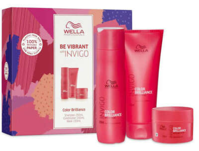 Wella Invigo Color Brilliance Trio Pack (Shampoo + Conditioner + Treatment)