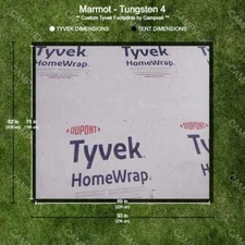 Tyvek Footprint for the Marmot Tungsten 4 Tent