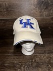 New ListingKentucky Wildcats Hat Cap Strap Back Beige Tan Blue The Game Embroidered Uk