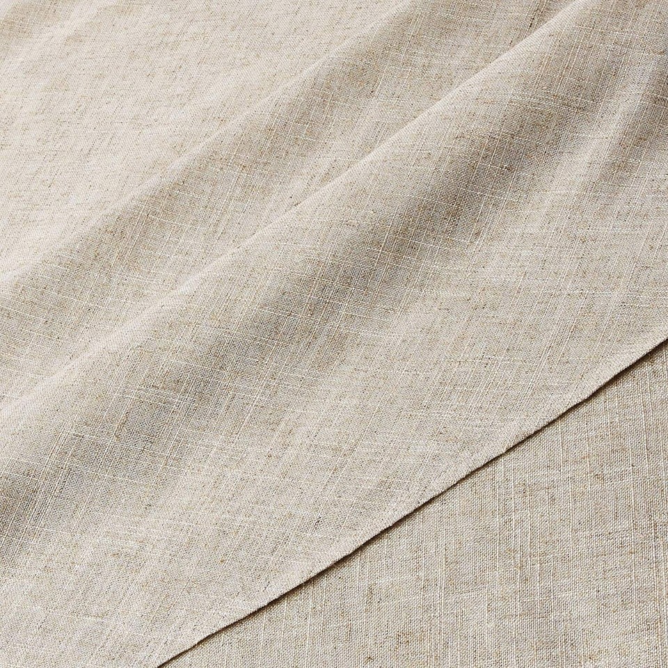 Classic Natural Linen-Blend Large Round Tablecloth – Available in 3 ...